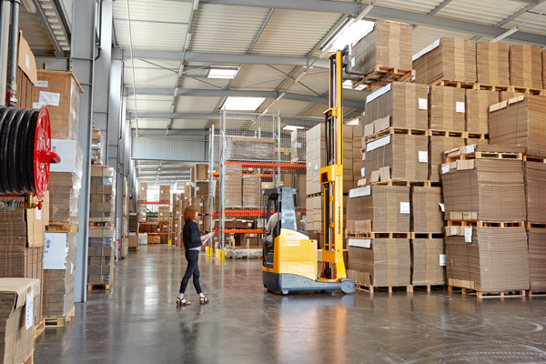 stock palettes cartons Boucard emballage