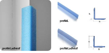 vue profilés en L pour angles et arêtes