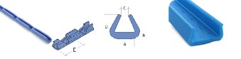profilés mousse en U sécables et stretch