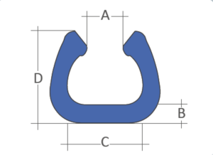 schema profilé mousse PE