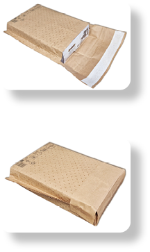 Enveloppes matelassées papier tri-couche avec soufflet