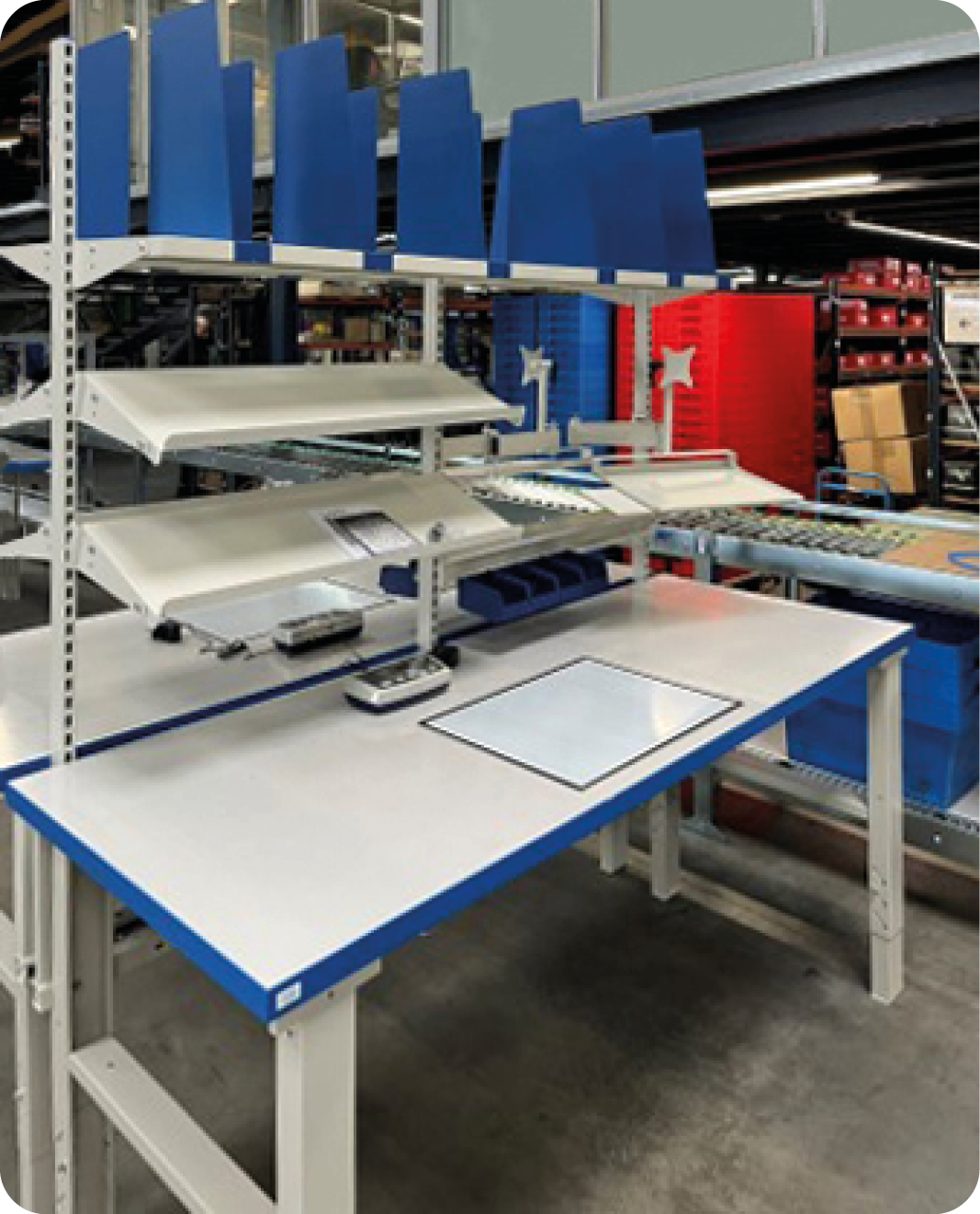 Exemple de configuration d'un poste d'expédition