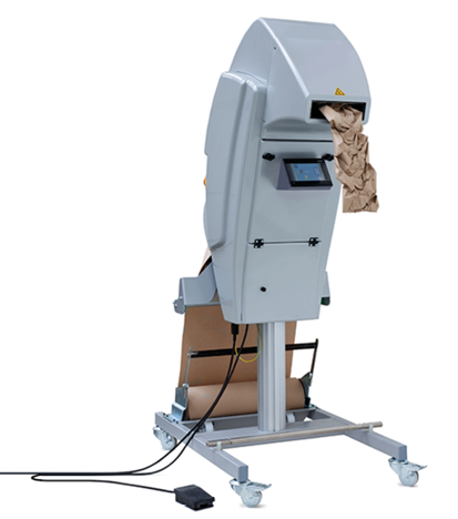 Machine de production de calage papier pour la protection de produits et d’objets lourds