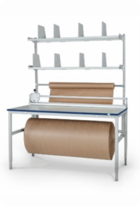 Rail de coupe et dévidoir de papier kraft