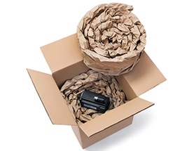 calage papier pour les expéditions escargot